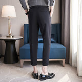 Men Trousers Spring/Summer Men's Slim Fit Business Simplicity Casual Suit Pants