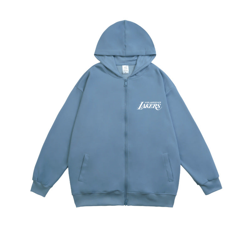 In Memory of Kobe Hoodie Kobe No. 24 Zipper Cardigan Sweater Loose