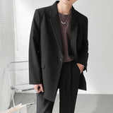 Seersucker Suit Loose-Fitting Casual Suit Coat