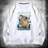 Men and Women Pokemon Pikachu Hoodie Pokémon Squirtle Crew Neck Pullover Sweatshirt