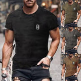 Tactics Style T Shirt For Men Summer Menswear Loose Retro T-shirt