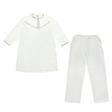 Mens Thobes Embroidered Robe Set
