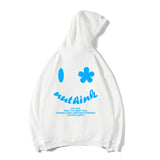 Smiley Face Hoodie Loose Sweater Men's Large Size Coat Autumn