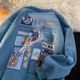 Tom and Jerry Hoodie Autumn and Winter Fleece Sweater Men's Jacket