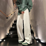 Men Sweatpants Leisure Sports Split plus Size Loose