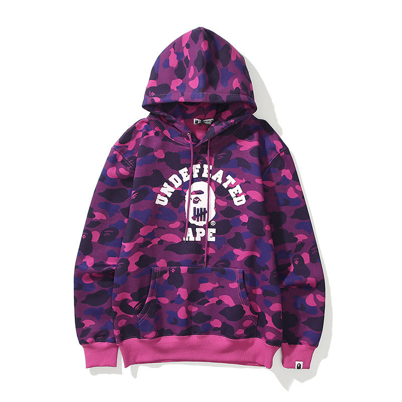Bape Hoodie Sweater 3D Digital Printing Stylish Autumn and Winter