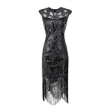 The Great Gatsby Prom Dresses Tassels Party Evening Dress Vintage Sequin Bead