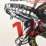 Rrr123 Sweatshirt Loose Sports and Leisure Python Foam Printed Crew Neck Sweatshirt