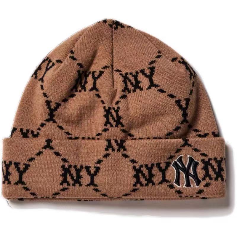 Yankee and Dogers Winter Hat Autumn Knitted Hat Warm Wind-Proof Cap Beanie Hat