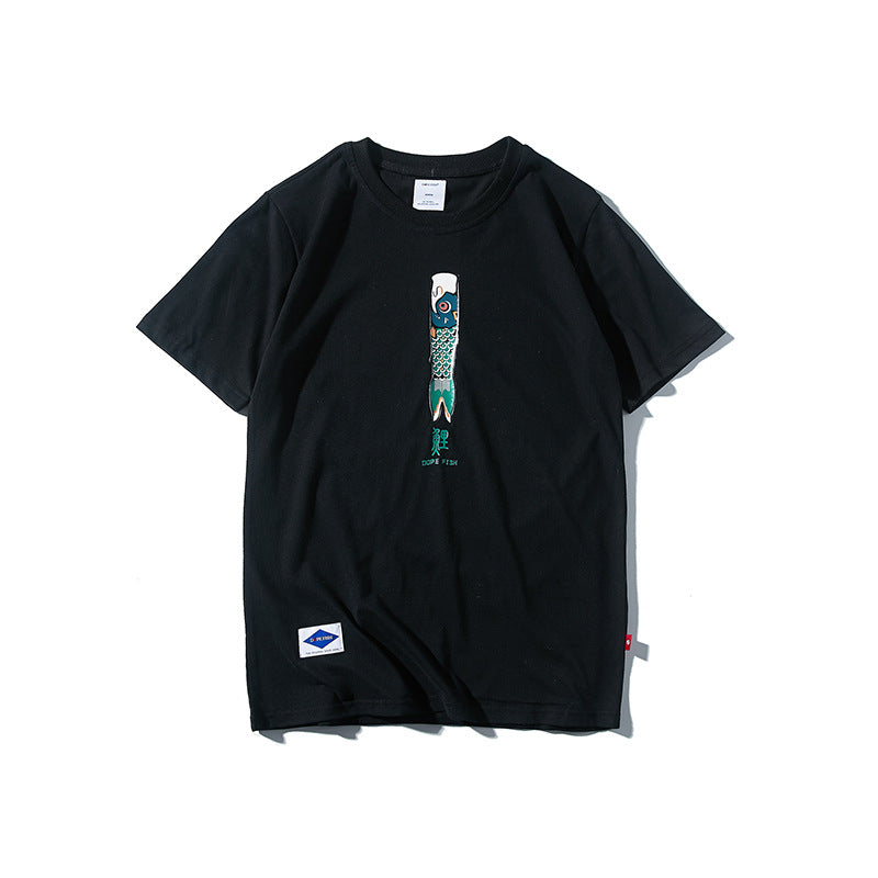 Men 'S T-shirt Summer Short-Sleeved T-shirt Men 'S Trendy Loose Casual Bottoming T-shirt