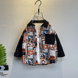 Toddler Boys Sweater Boys' Long-Sleeved Shirt Spring and Autumn Children's Clothing Leisure