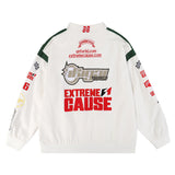 Blackair Jacket Vintage Embroidered Racing Suit Jacket Baseball Uniform