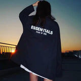 Fog Essentials Jacket Fear Of God Fog Essentials Nylon Reflective Jacket Outdoor Jacket Coat Men and Women