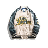 Dodgers Letterman Jacket Outfit Senior Jackets Varsity Baseball College Coat Boys  Fashion Brand Casual Loose Jacket