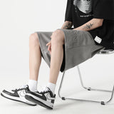Men Shorts Casual Loose Elastic Steel Printed Sports Pants