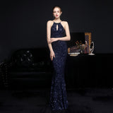 Sequin Evening Dress Sequined Queen Fishtail Evening Gown