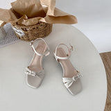 Nude Pumps Block Heel