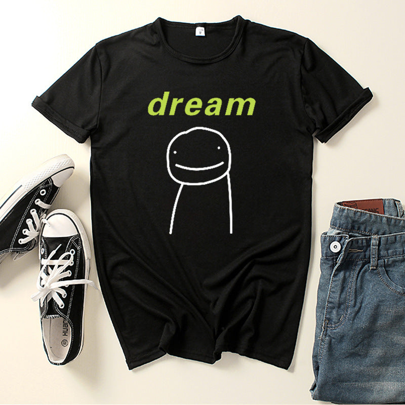 Dreamwastaken Novelty Hoodies Dream Merch Shirt Dreamwastaken Cartoon Fashion T-shirt Top
