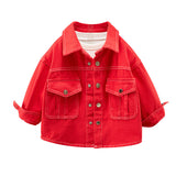 Toddler Boys Jackets Boy's Cowboy Shirt Jacket Thin Casual