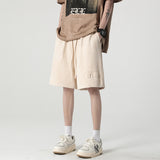 Men Shorts Casual Loose Elastic Steel Printed Sports Pants
