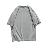 Cartoon Smiley Face Short-Sleeved T-shirt Men's Summer round Neck Half-Sleeve Pure Cotton Top Casual T-shirt Trendy T