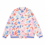 Spray Painted Jacket Baseball Jacket Men's Jacket