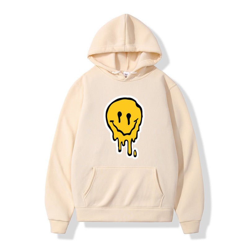 Drippy Hoodies Smiley Face Drew Biber Same Style Sweatershirt