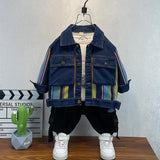 Toddler Boys Jackets Boys' Jacket Spring and Autumn Denim Jacket