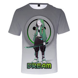 Dreamwastaken Novelty Hoodies Dream Merch Shirt 3D Short Sleeve T-shirt Casual Loose