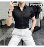 Men Shirts Soft Short Sleeve Shirt