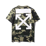 Off White T Shirt Short Sleeve Tshirt Owt Cotton Round Neck Men and Women Cotton