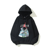 Tom and Jerry Hoodie Autumn and Winter Cat and Mouse Printed Hooded Sweater Loose Men and Women
