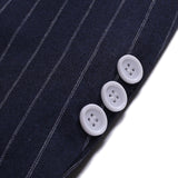 Double Brewed Seersucker Suit Men's Striped Casual Slim Fit Blazer