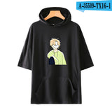 Dreamwastaken Novelty Hoodies Dream Merch Shirt Loose Print Fashion Loose Hooded T-shirt Short Sleeve Top