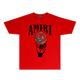 Amiri T Shirt Short Sleeve T-shirt Blouse Summer