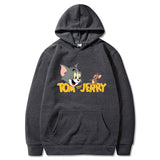 Tom and Jerry Hoodie Casual Fashionable Student Sweater