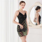 Sequin Evening Dress Sequin Short Party Gathering Dress