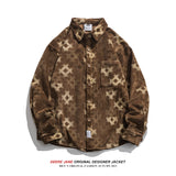 Men Long-Sleeve Shirt Spring Long Sleeve Shirt Men's Loose Shirt