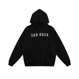 Fog Sob Rock Hoodie Velvet Padded Hooded Sweatshirt Men's Casual Hoodie Loose