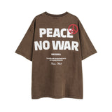 Man Tees Washed and Worn Short Sleeve T-shirt