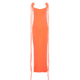 Music Festivals Rave Outfits Dress Summer Sexy Backless Slim Fit Dress