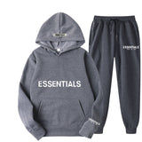Fear Of God Fog Essentials Hoodie & Sweatpant 2 Piece Set For Men And Women