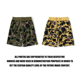 Shark Print Shorts Baby Boy and Girl Summer Deformation Shark Head Camouflage Stitching Camouflage Shorts Casual Fifth Pants