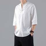Men's T-Shirt Spring/Summer V-neck Short-Sleeved T-shirt