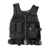 Tactics Style Men's Outdoor Vest Tactical Vest Military Fans Summer Outdoor Tactics Vest plus Size Breathable