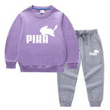 Children Pokemon Pikachu Hoodie & Pant Set Two-Piece Cotton Sweater Set
