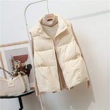 Women Winter Coats Puffer down Vest Women's Loose down Jacket