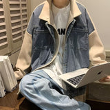 Denim Shirts Denim Jacket Men's Autumn Design Loose Couple's Tops