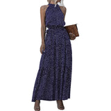Beth Dutton Bohemian Dress Summer Spring Midi Dresses Summer Waist-Controlled Lace-up Long Dress