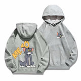 Tom and Jerry Hoodie Couple Sweater Hooded Autumn and Winter Coat